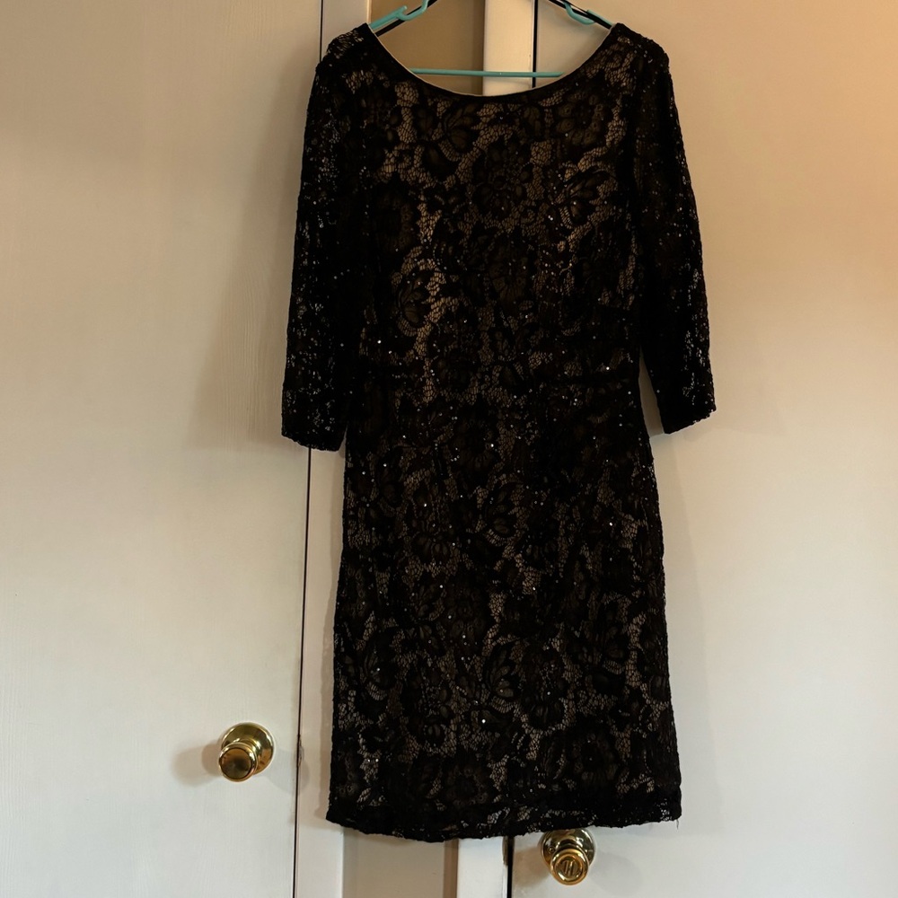 Black cocktail dress